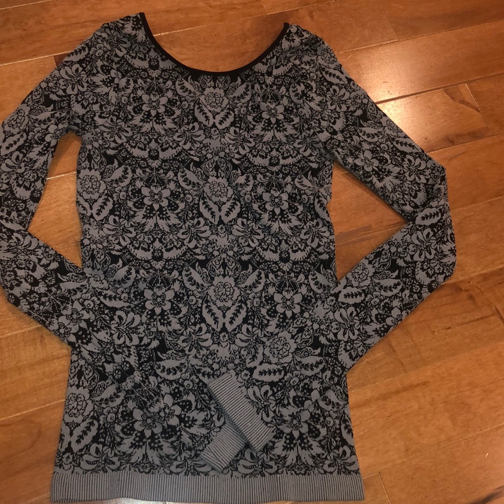 Free people, open back long sleeve
